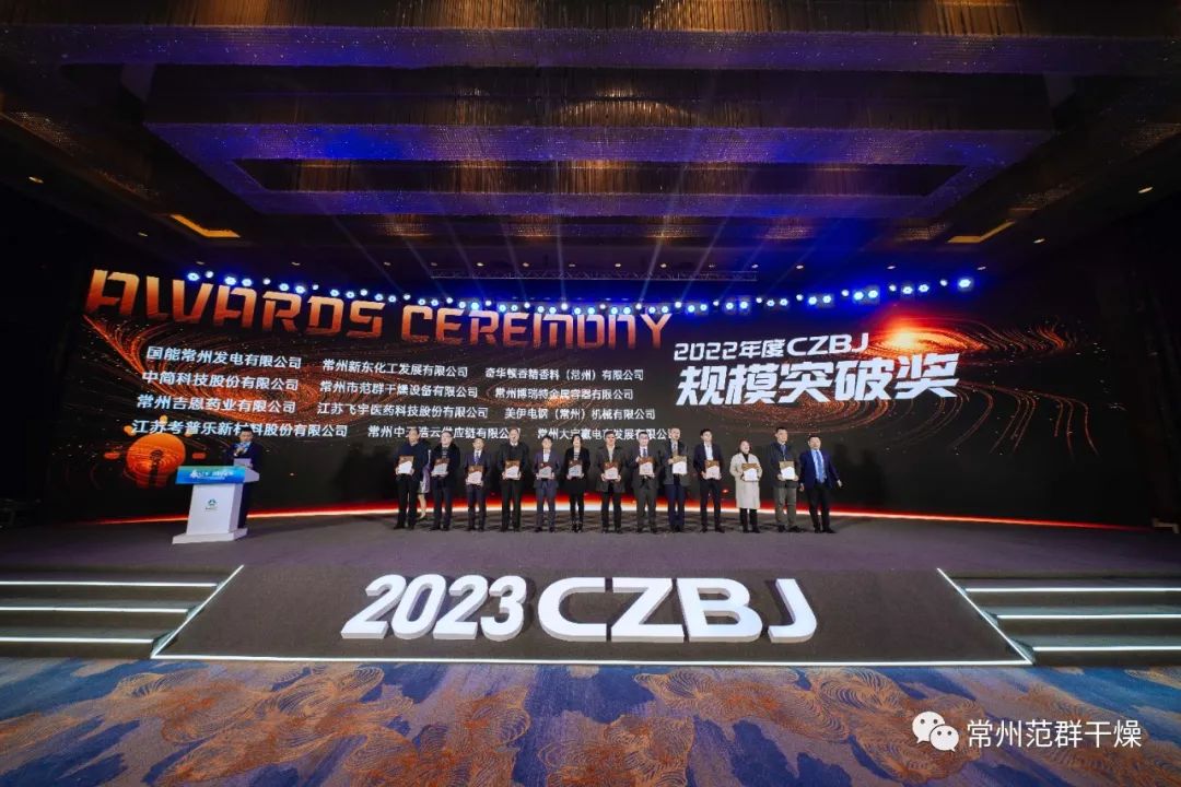 常州范群│喜報!榮獲2022年度”規模突破獎“